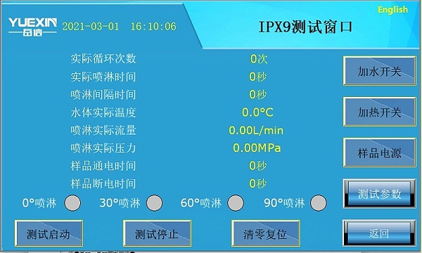IPX9测试