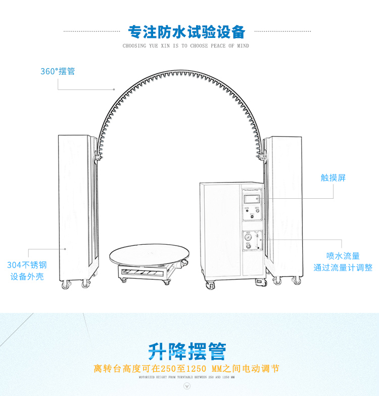 淋雨实验装置