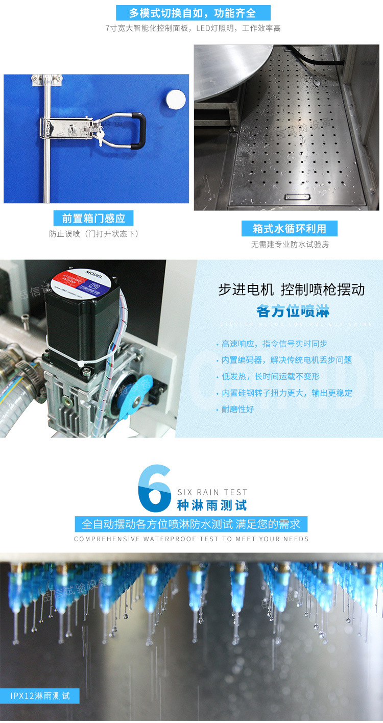 各方位喷淋测试产品