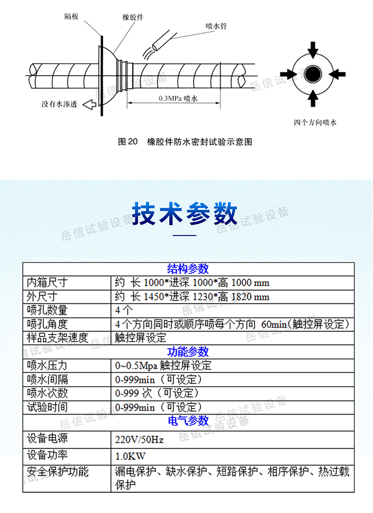 汽车线束喷淋试验机